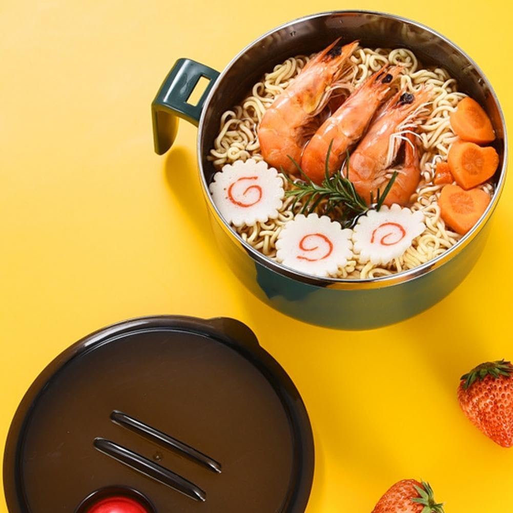 Sealed Lunch Box Household Stainless Steel Instant Noodle Bowl with Lid Student Insulated Fast Food Cup