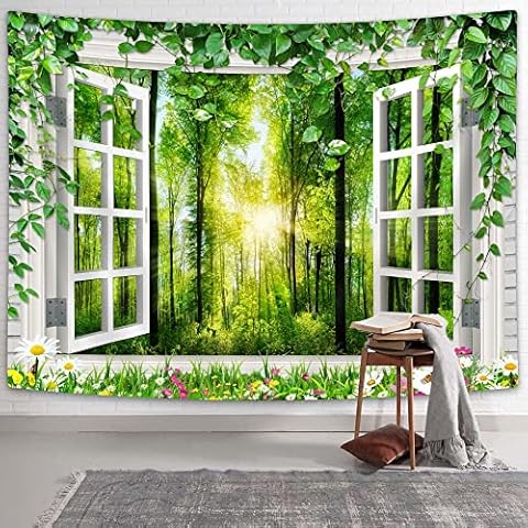 Torich Forest Landscape Tapestry Cover