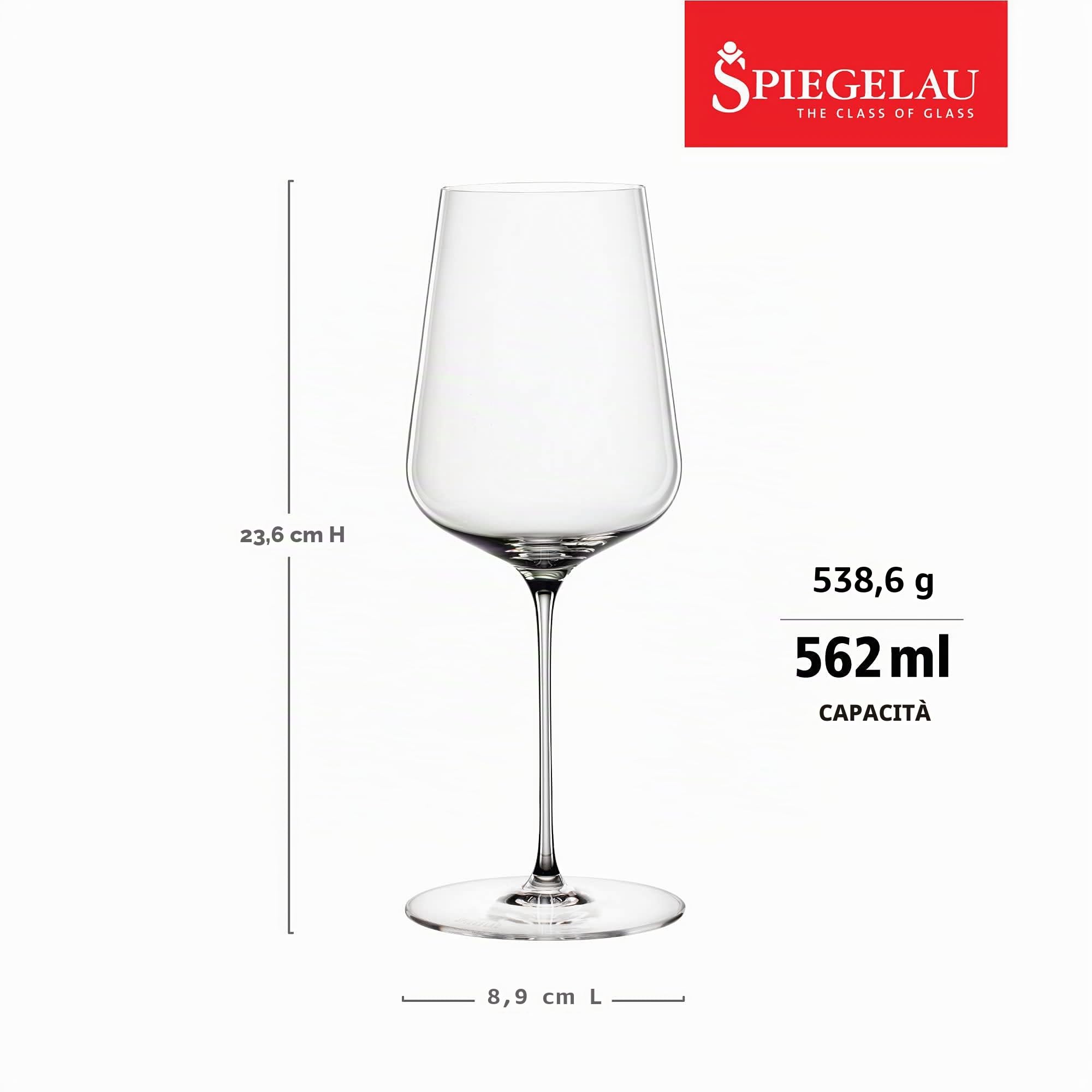Spiegelau & Nachtmann Bicchieri Universal in Cristallo Definition Set da 6