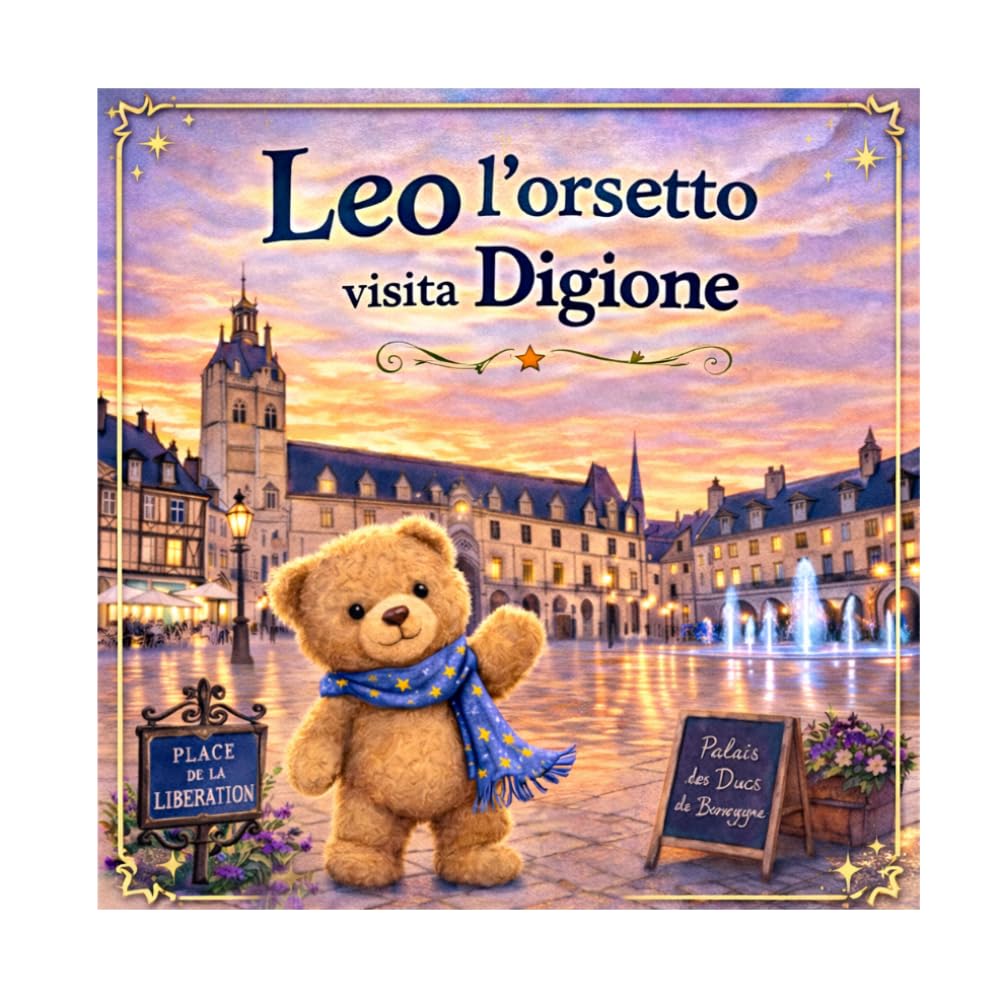Leo l’Orsetto scopre Digione: Un’avventura dolce per bambini dai 3 ai 5 anni • Scoprire la città • Indovinelli (Leo l’orsacchiotto visita la Francia)