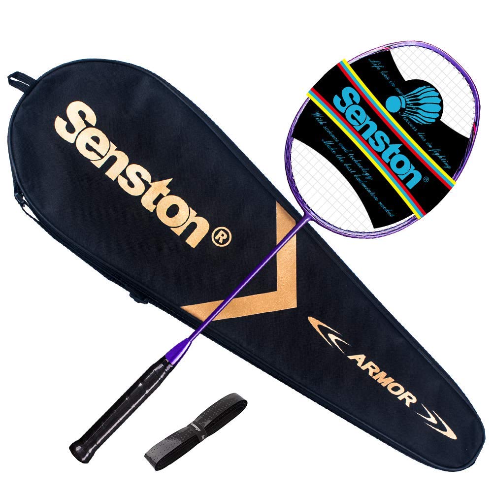 Senston N80 Single Badminton Racquet Carbon-Fiber Badminton Racket Including Badminton Bag Baminton Grip Blue (B00W3GEGFE) Amazon Price History, Amazon Price Tracker