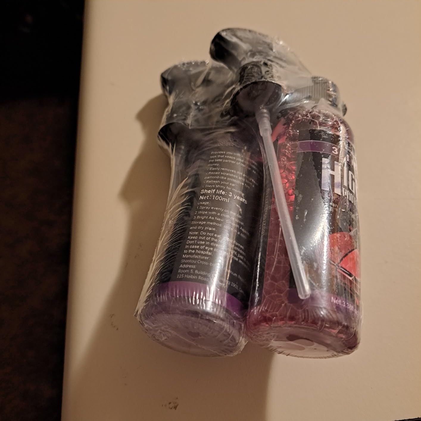 Small bottles
