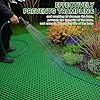 Wesnoy Grass Protection Mesh 6.3' x 32.8' Roll (206.64sf) Reinforcement for Grass Parking Driveways, Turf Protection Lawn or Park Turf Reinforcement #3