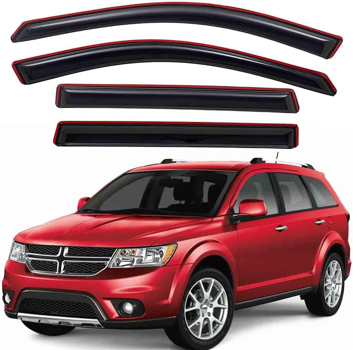 Tape-On Rain Guards Compatible With 2023 2024 Chevy - View #4