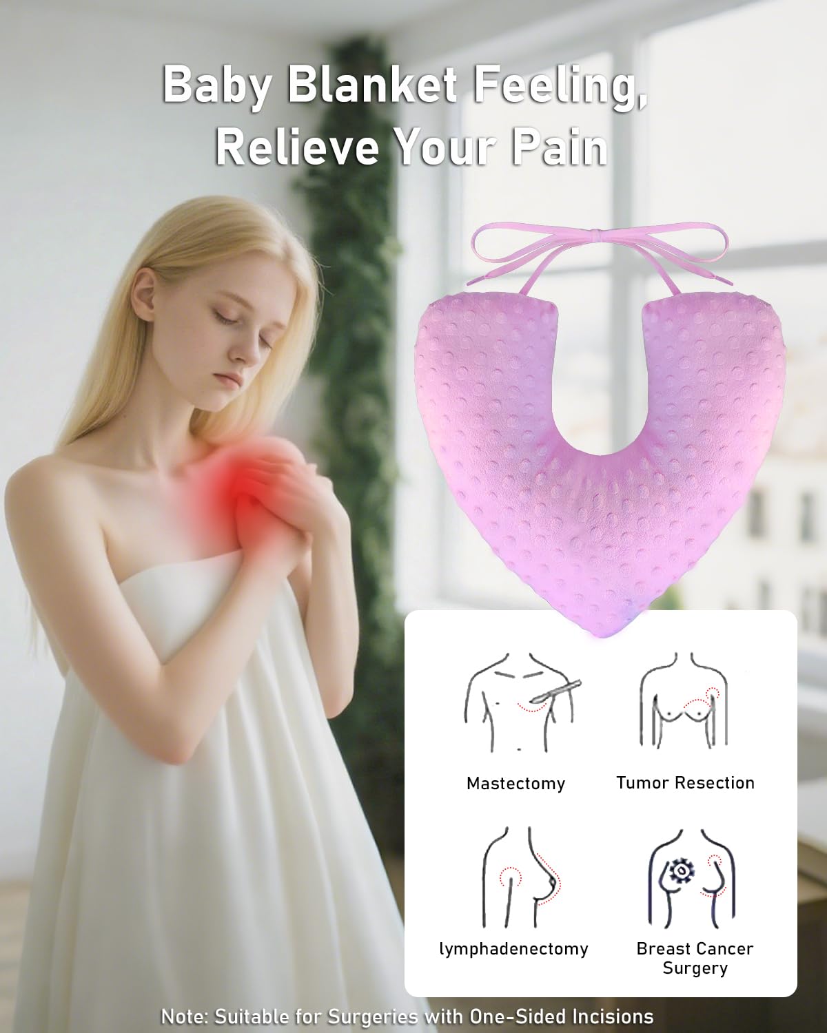 Blublu Park Lymphödem Kissen - 4er Set Für Brustkrebs-OPs & Lymphdrainage