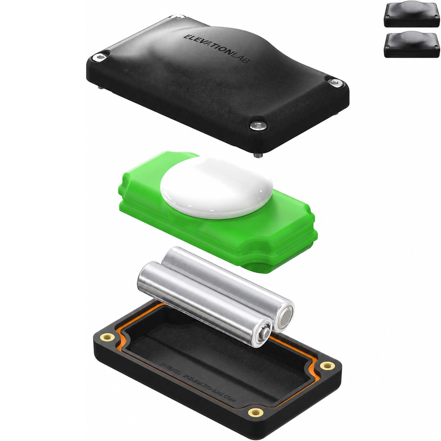 Elevation Lab AirTag 5-Year Battery Case (2 Pack)
