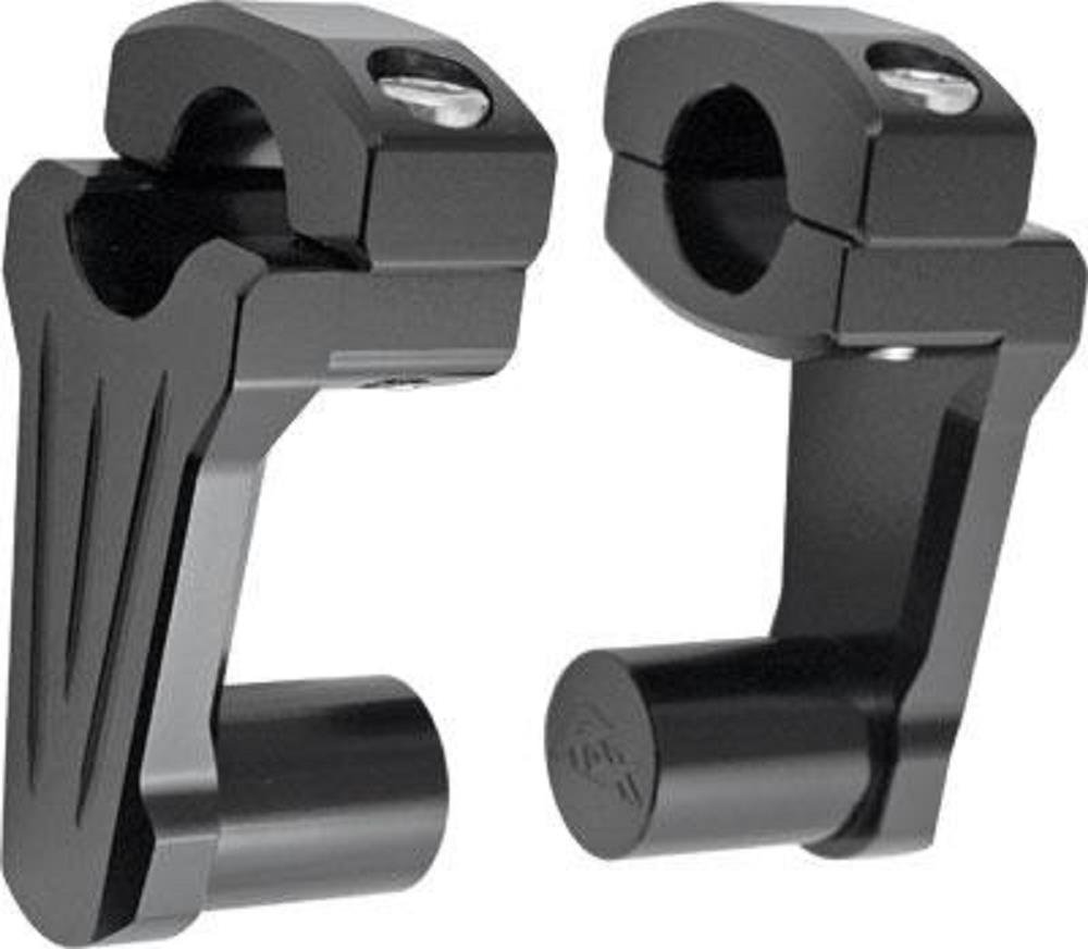 Rox Speed FX 4R-P4RX01 Pivoting Handlebar Riser - 4in. Rise - Black