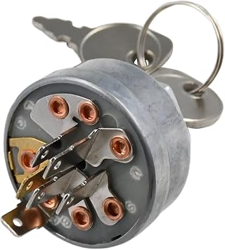 430-770 Ignition Switch with 2 keys for MTD 725-1396 925-1396, Husqvarna 539101770, Toro 83-0020, Simplicity Snapper 1686734SM 5020927, Scag 48798 Lawn Mower Replaces 490066 493625 692318 825129
