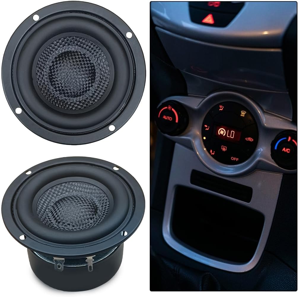 3.5 inch Waterproof Mini Subwoofer Speaker 4Ohm 25W | HiFi Low Frequency Bass, Water Resistant Design, 3.50 x 6.7 cm Size, Car Audio Compatible, Powerful Bass Output