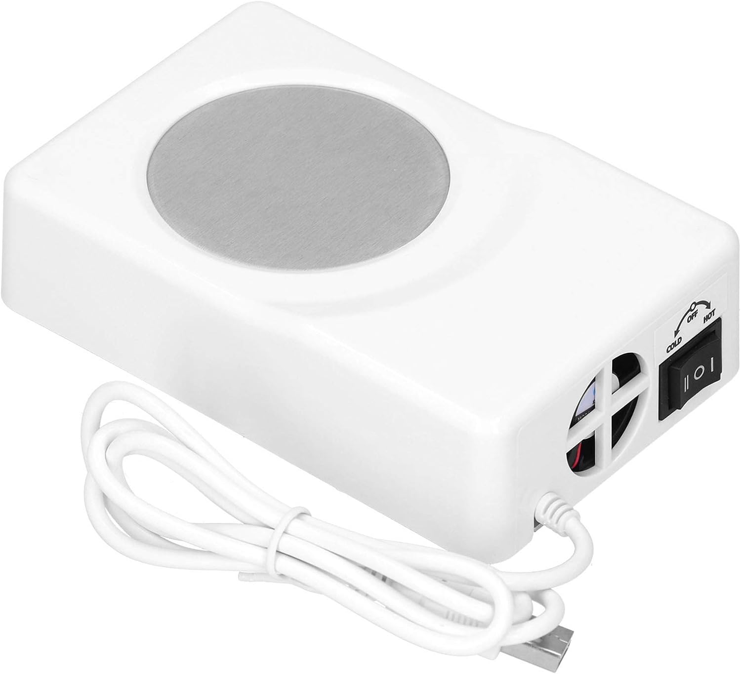 Cup Cooler, Electric Drink Cooler Cup Coffee Tea Drink Can Cooler Dual Use USB Keep Refrigerator Electric Coaster USB Charging Mat for Use