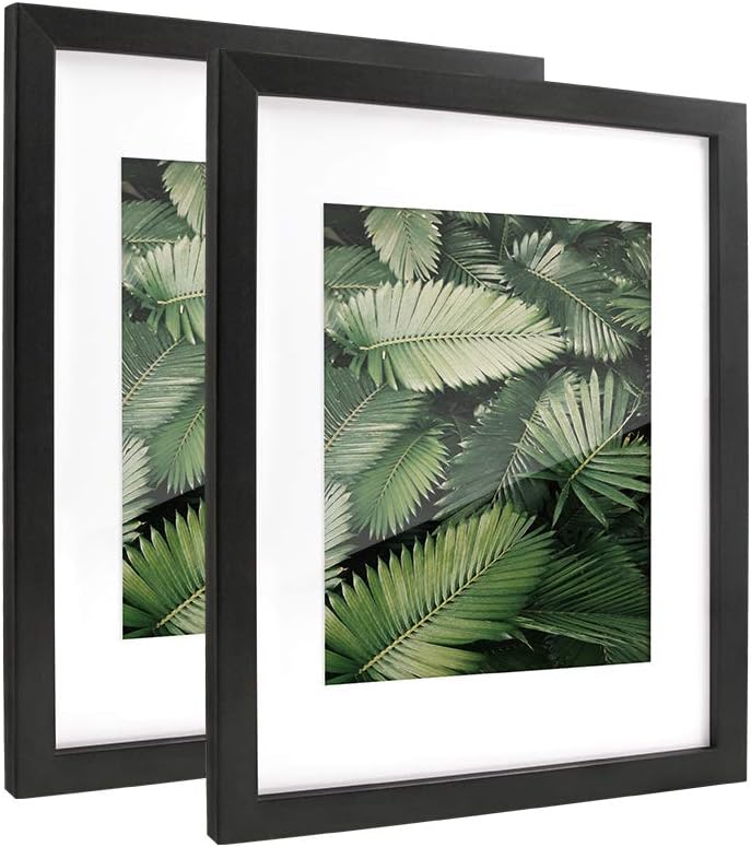 Afuly Black Picture Frames 11x14 Photo Frame 8x10 Wooden Wall Mounted