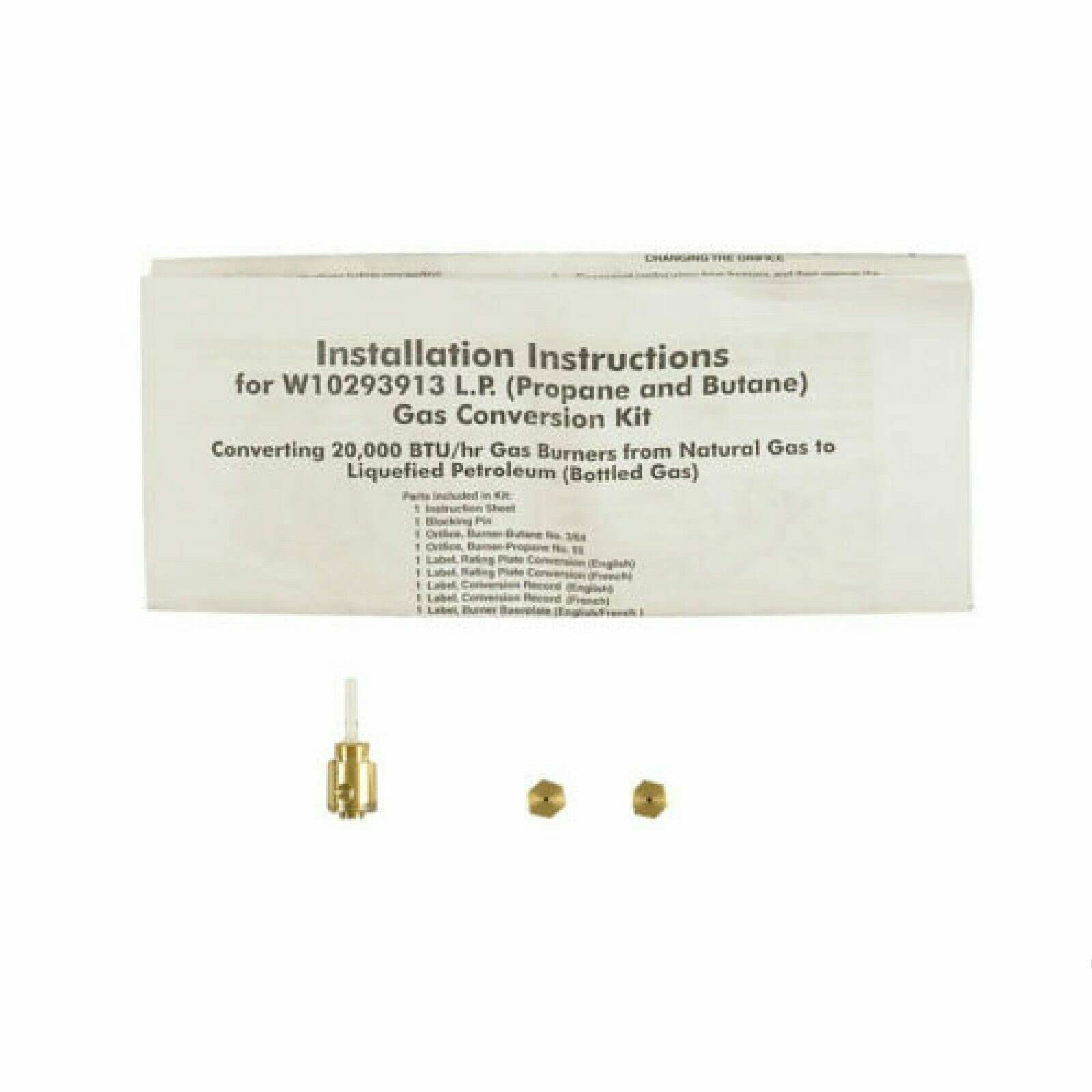 Kit De Conversión LP Para Secadora Whirlpool – Reemplazo W10606694A, Válido Para Gas Propano Y Butano