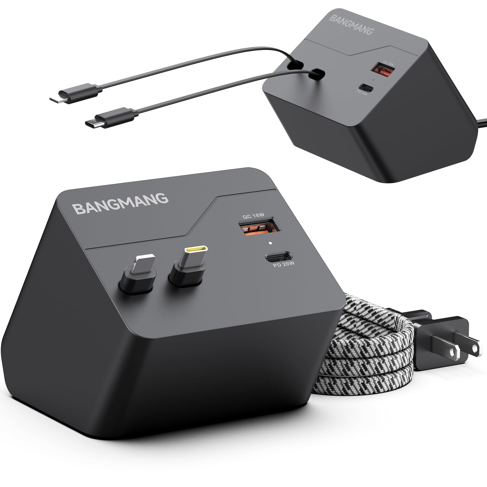Amazon.com: 4 in 1 Retractable Charger Station with Dual Cables