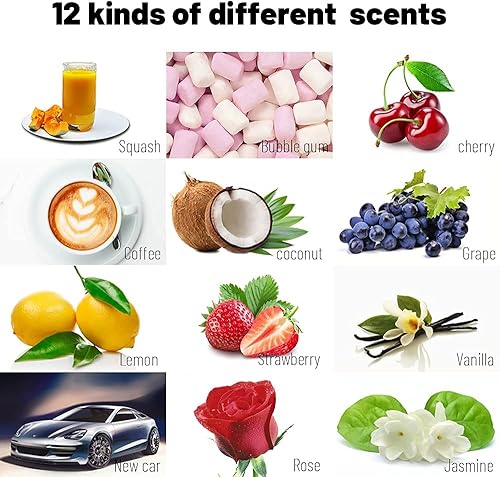 Miniatura 6 de Ambientador de coche desodorante automático  Removedor de olores de humo de larga duración  12 aromas diferentes  Aroma de coche para el hogar  1.5