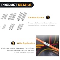 Vista 24 de Nilight 540 conectores de alambre termorretráctiles, impermeables, kit de terminales eléctricos marinos automotrices, anillo, horquilla, espada