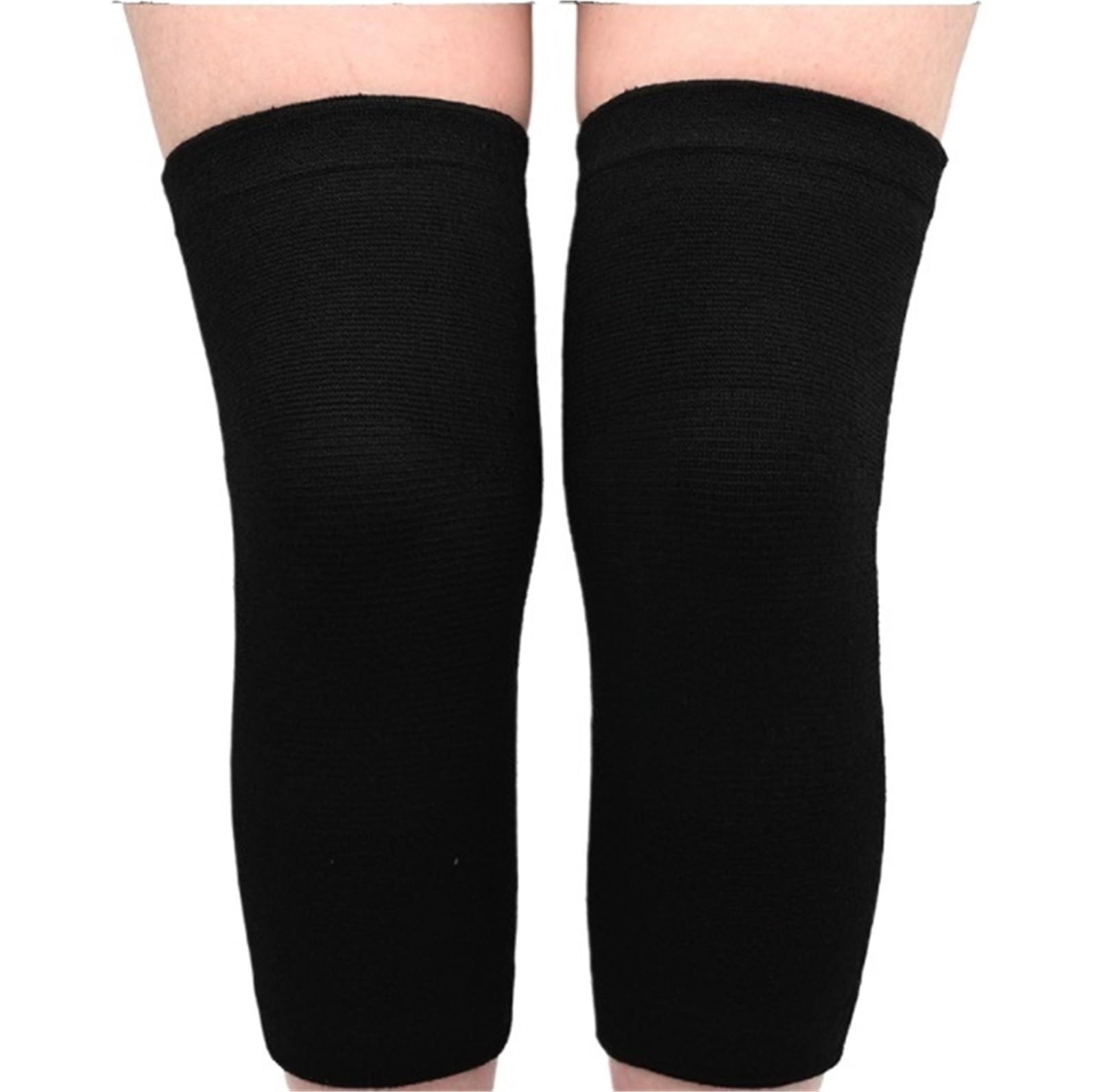 CVdrtyED Running Knee Brace Protector A Pair Of Unisex Kneepads Leg Warmers For Sports Basketball Dance Cycling Sports Training(Black,L)