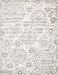 Unique Loom Sofia Collection Area Rug - Grand (9' x 12' Rectangle, Light Gray/ Ivory)