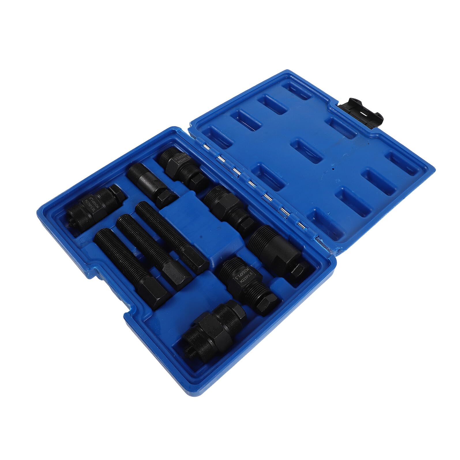10 Pezzi Kit Attrezzi Moto Portatile per Rimozione Volano in Acciaio al Carbonio con Custodia, per Riparazioni Rapide su Scooter e ATV in Officina