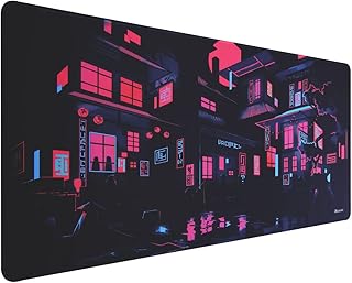 Xcosmic Gaming Mouse Pad, 900 x 400 mm Large Mouse Mat, Anime Mouse Pad, XXL Mouse Mat, Office Desk Mat Large Size, Personalized Design Extended Laptop Desk Pad for Gaming Office Home(UK06 x shadow)