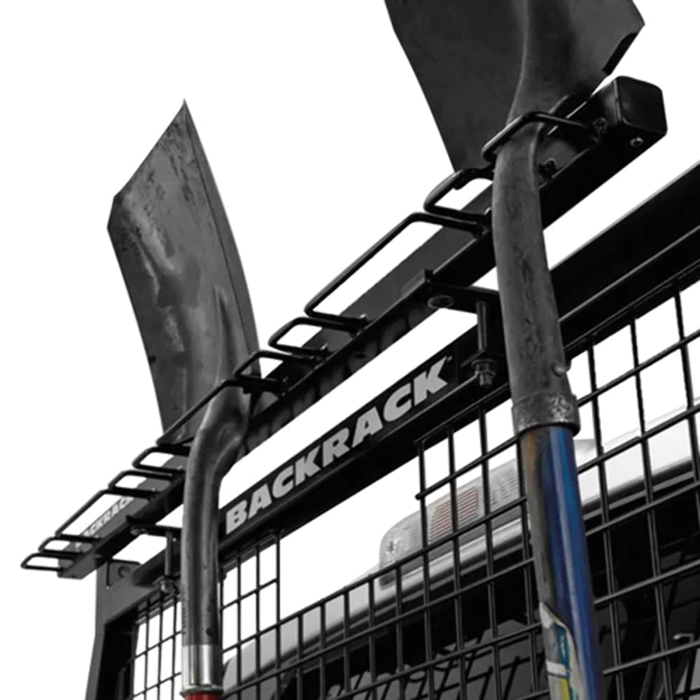 Photo 1 of BackRack Landscape Tool Holder Attachment | 11-Tool, Black | 41011 | Universal w/ BackRack Frame's