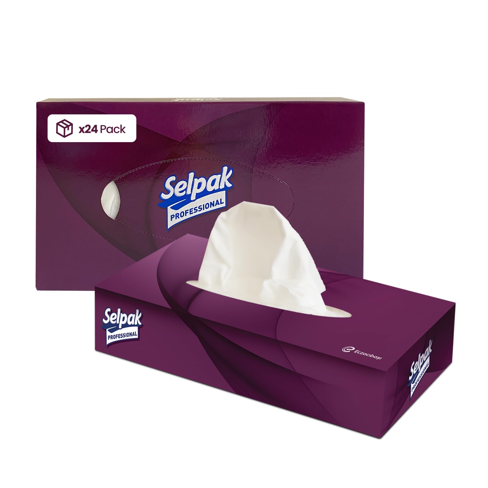 Selpak Professional Extra Kutu Mendil, 80 Yaprak