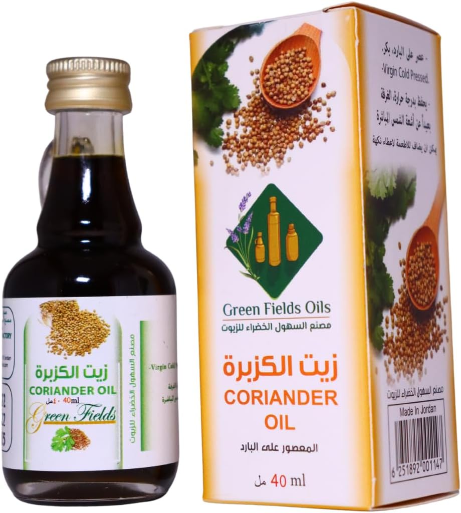 Green Fields 100% Cold Pressed Coriander Oil - Pure, Authentic & No Additives