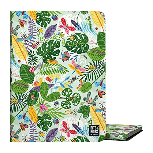 Grafoplas Folder A4 30 Sleeves PP Bugs Bits and Bobs, Green, Printed