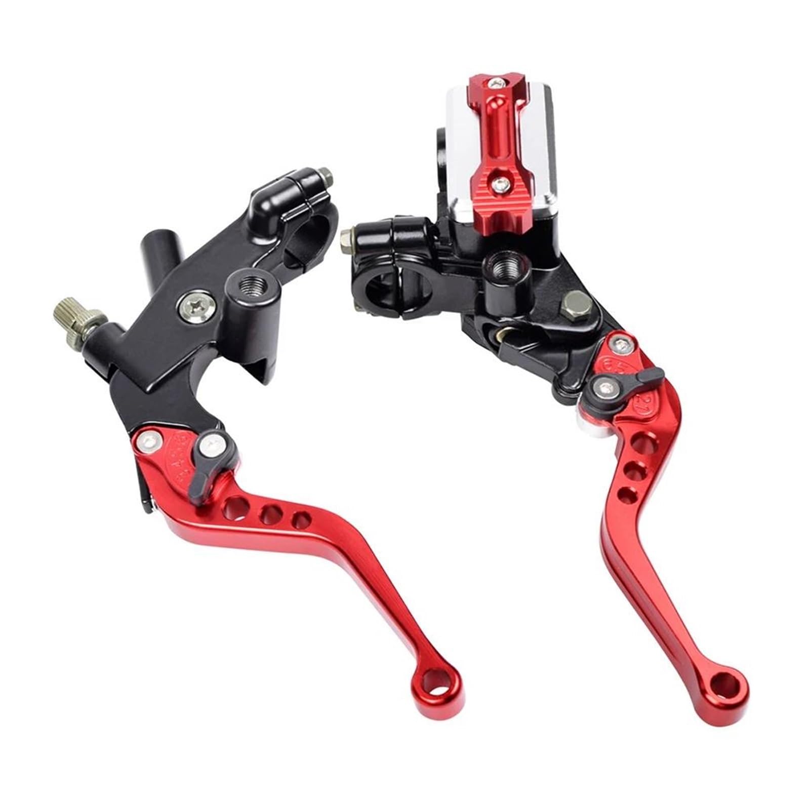 Aiolglkpow Red For Cb125r For Cbr1000rr Motorcycle Hydraulic Brake Lever Clutch Master Cylinder 7/8" 22 Mm Brake Pump Handle Handlebar Brake Clutch Lever(Red)