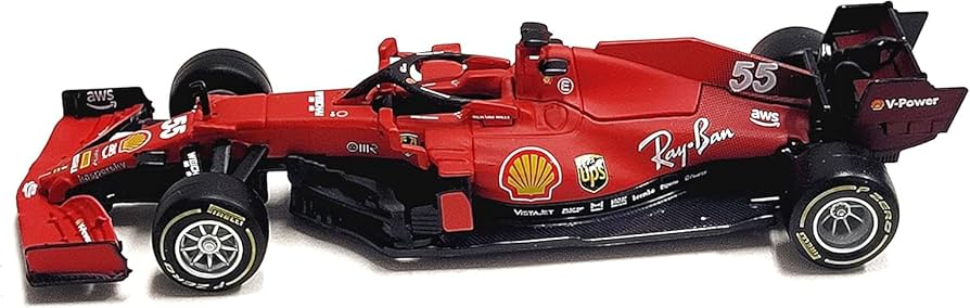 ブラーゴ 1/18 フェラーリ SF21 #55 2021 C.サインツ Ferrari SF21 #55 Carlos Sainz Formula One F1 Car 