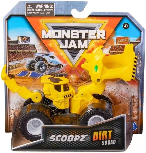 Monster Jam Escuadrón Dirt (Scoopz Yellow)