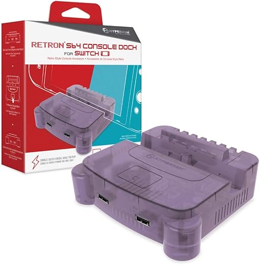 RetroN S64 Console Dock for Nintendo Switch (Purple) – Hyperkin