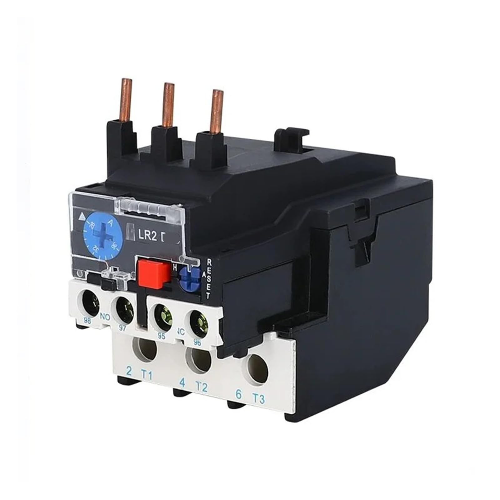Relais de surcharge thermique LR2-D13 JR28-25 réglable 5.5-8A à déclenchement précis