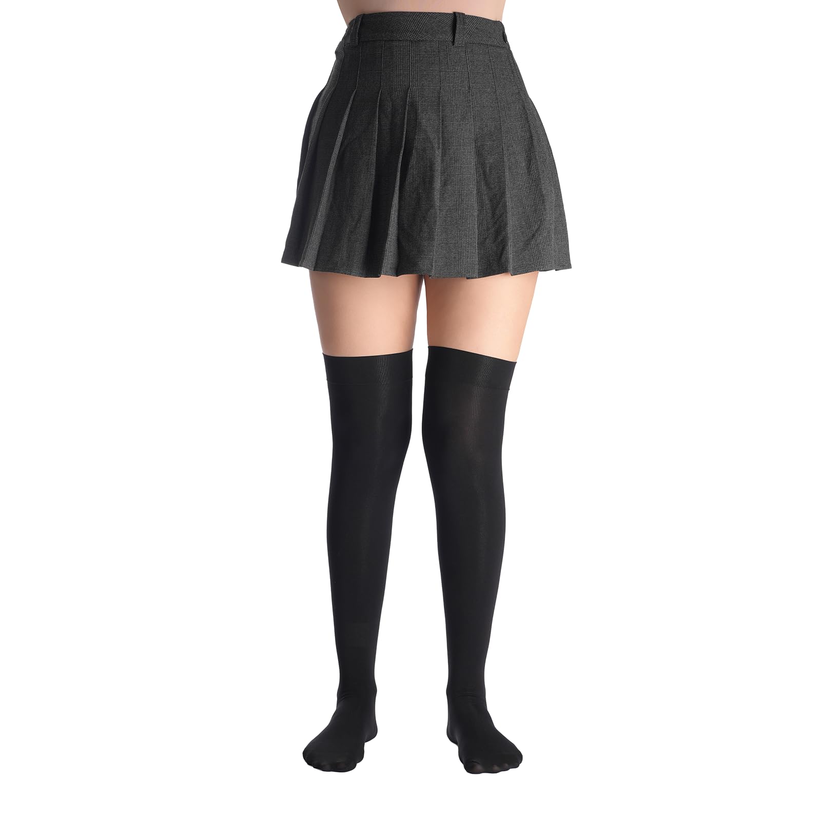 Theater Women Thigh High Socks | Soft, Stretchable & Comfortable Fit | Over the Knee Stockings for Stylish Everyday Outfits | Free Size (S-XXL (24-42in))
