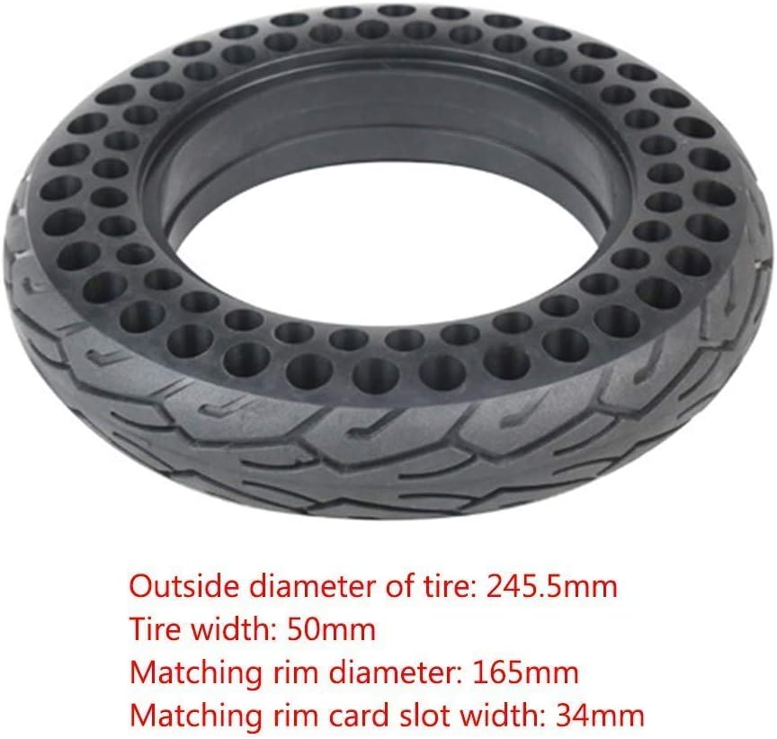 電動スクータータイヤ 10X2.0 防爆ハニカムタイヤ衝撃吸収と耐摩耗性 フリーインフレーション スクーター/バランススクーターに適