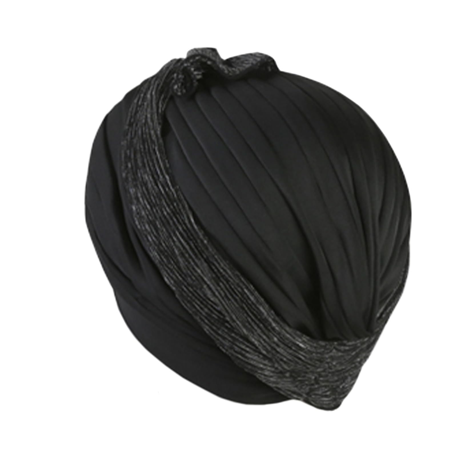 Bonnet de Bain Tissu pour Femme Bonnet de Natation Élastique en Polyester Turban de Bain avec Décoration de Nœud de Papillon Chapeau de Natation pour Salon Sauna Plage Piscine