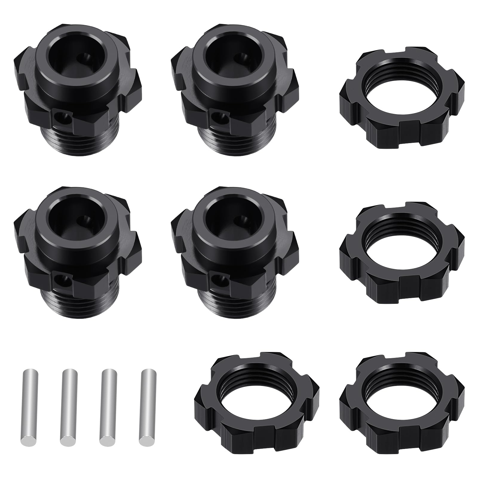 RCLIONS RC Car Wheel Hub Hex Adapters for 1:8th ARRMA KRATON V4 V5 4WD Speed Monster RC Truck Car Upgrade Parts