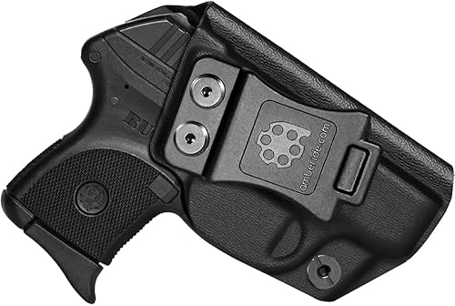 Funda Ruger LCP 380 IWB Kydex para pistola automática Ruger LCP 380 - Transporte oculto en la cintura interior - inclinación ajustable y retención disponible en Yaxa Costa Rica