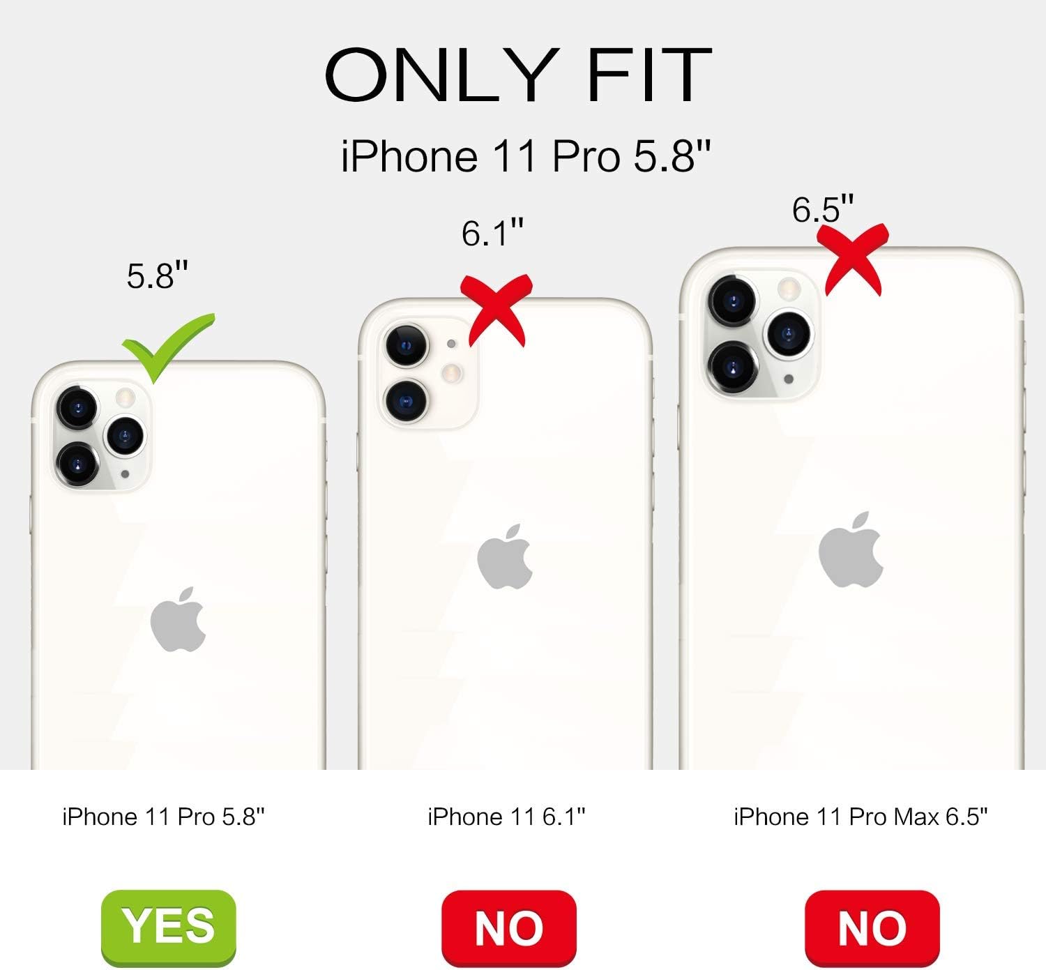 BENTOBEN iPhone 11 Pro Case, Slim Silicone 360° Ring Holder Kickstand Support Car Mount Microfiber Liner Shockproof Non-Slip Case for iPhone 11 Pro 5.8"-Midnight Green
