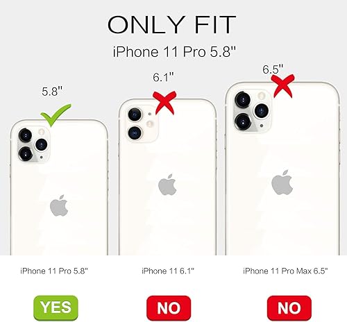 Miniatura 2 de BENTOBEN Funda compatible con iPhone 11 Pro con soporte de anillo de 360 a prueba de golpes soporte magnético soporte para automóvil mujeres y