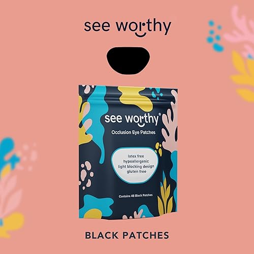 Miniatura 3 de See Worthy Parches para ojos Pop Art, diseño innovador, tecnología adhesiva inteligente, parche ocular transpirable y cómodo para ojos perezosos,