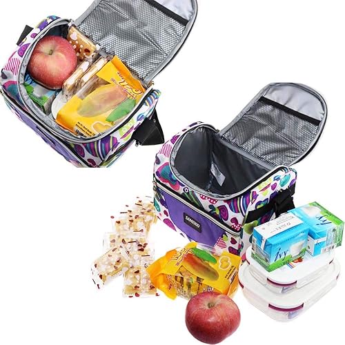 Miniatura 2 de Lonchera para niños, bolsa de almuerzo aislada para niños, bolsa de comida pequeña para niñas y niños, trabajo escolar