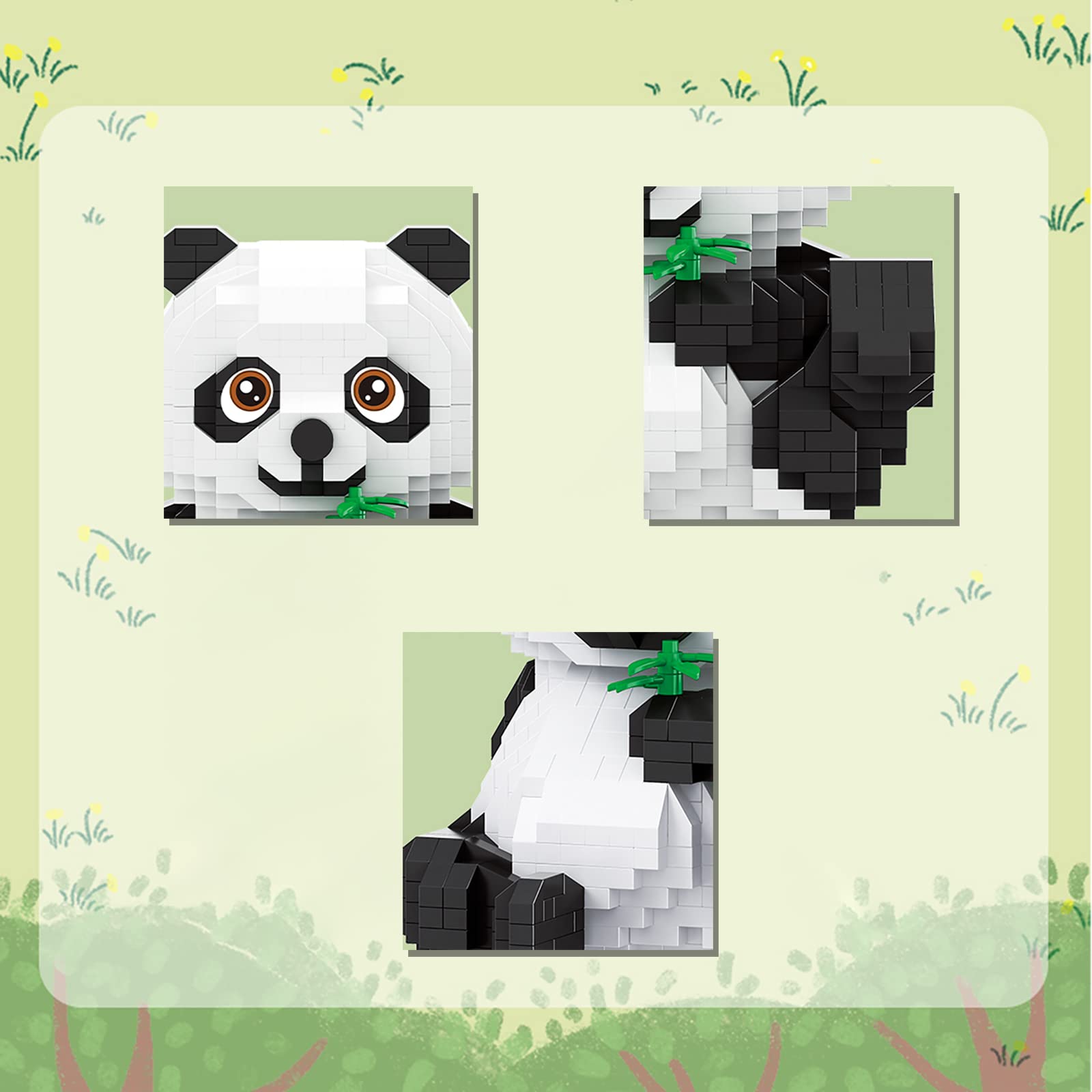 Snapklik.com : Larcele Micro Building Blocks Set, DIY Mini 3D Building ...