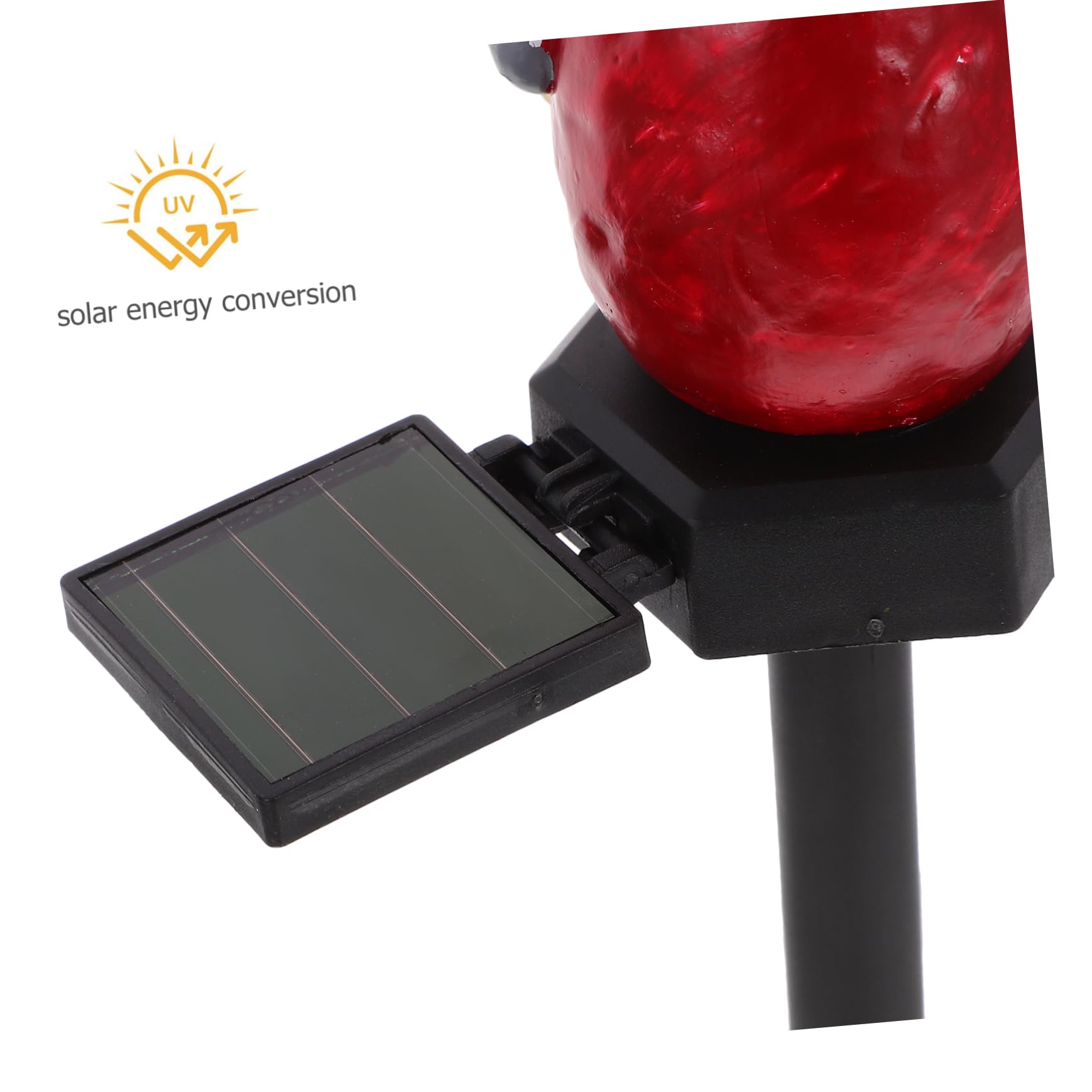 POPETPOP 2stücke Solar Gartenlampe Mit Weihnachtsmann-design Langlebige Außenleuchte Für Festliche Gartenbeleuchtung Weihnachtsdeko Für Außenbereich