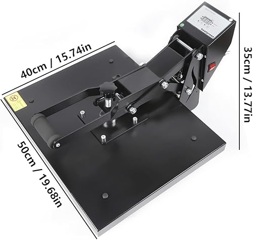 Miniatura 4 de Máquina de prensa de calor para camisetas, prensa de calor Máquina de transferencia de calor de 16 x 20 pulgadas, máquina de prensa de camisetas,