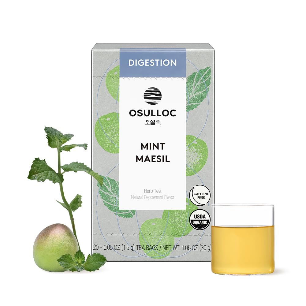 Amazon.com: OSULLOC Mint Maesil, Peppermint Tea with Maesil