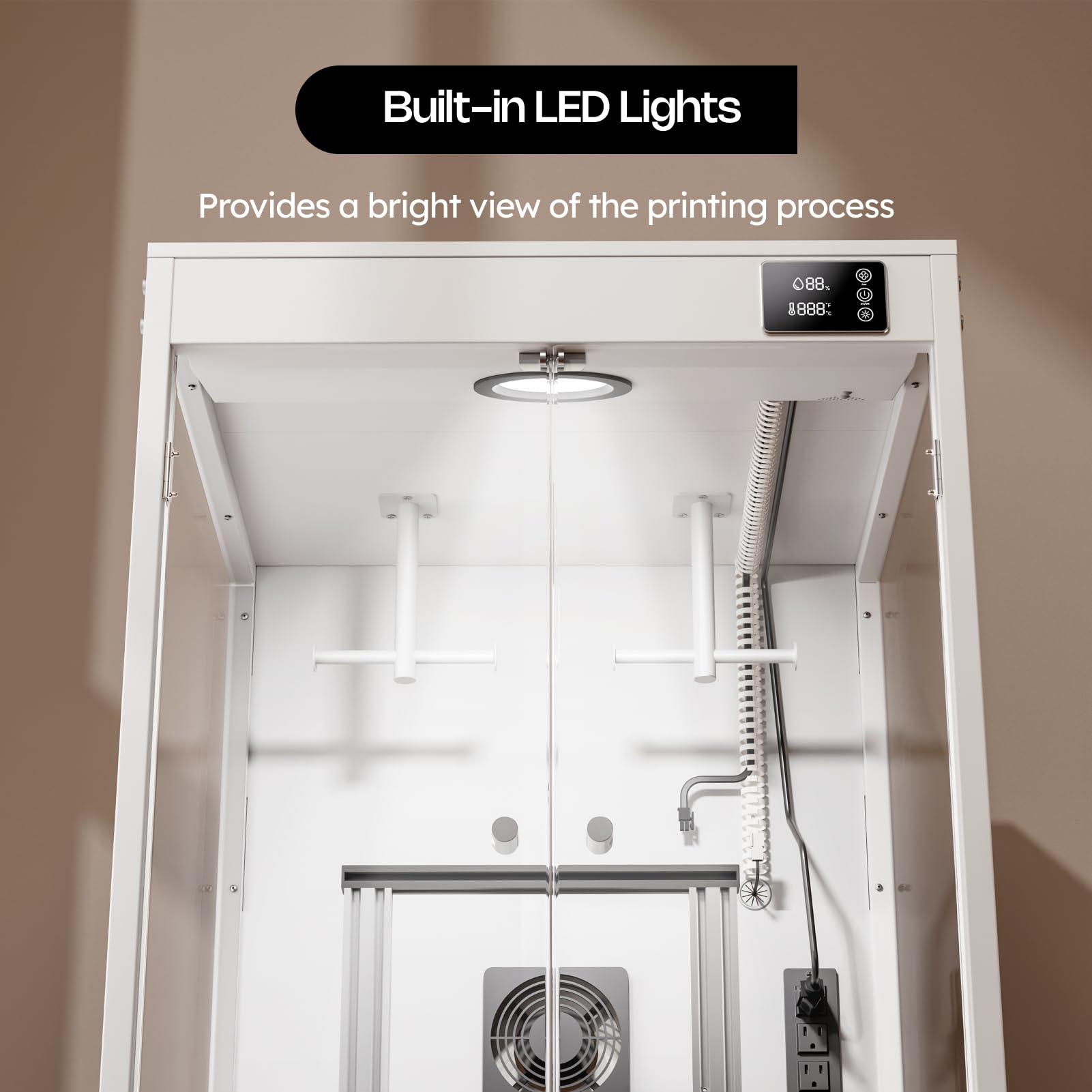 Amazon.co.jp: 換気機能付き3Dプリンターエンクロージャ、内蔵4