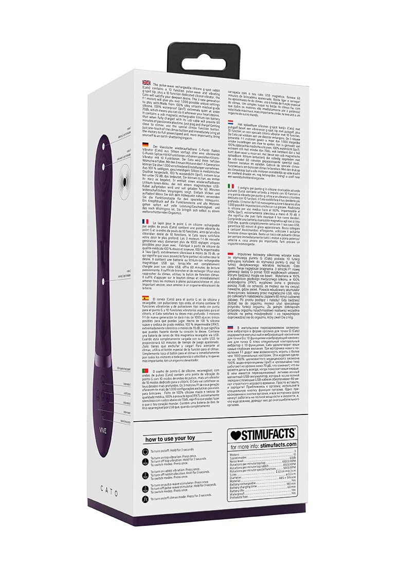 Shots VIVE - Cato Pulse G-Spot Rabbit - Purple