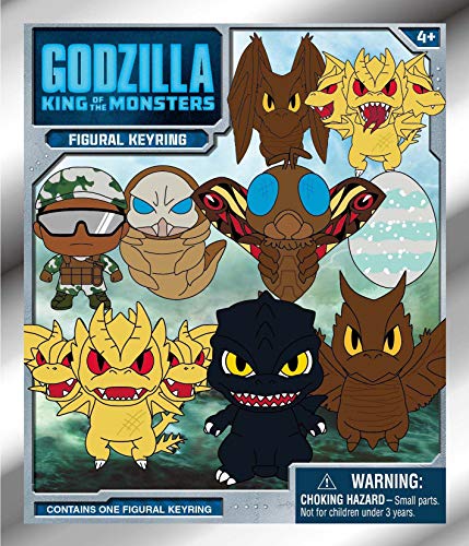 Godzilla: King of The Monsters - 3D Foam Collectible Bag Clip in Blind Bag, Multi Color
