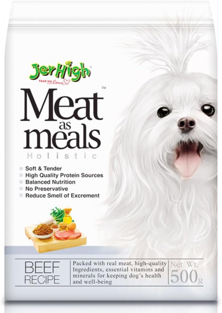 Meat as Meals Beef Recipe Dry Dog Food 500 g