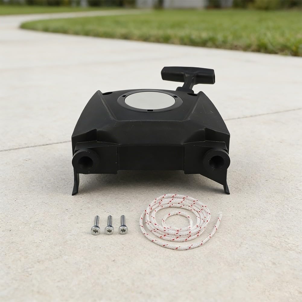 Rewind Starter 4283 190 4023 Pieza de repuesto para sopladores de hojas BR800C BR800 C-E 800 C, construcción de plástico para mantenimiento de jardines y patios